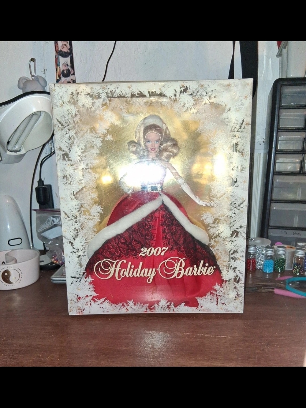 Barbie 2007 Holiday Barbie Red Holiday Dress Collector Doll